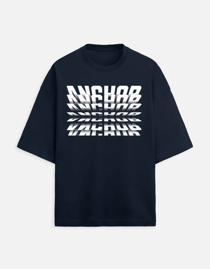 Anchor "Glitch" Oversized Graphic Tee