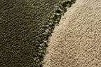 Dune Horizon – Minimal Wavy Earth Tone Wool Rug
