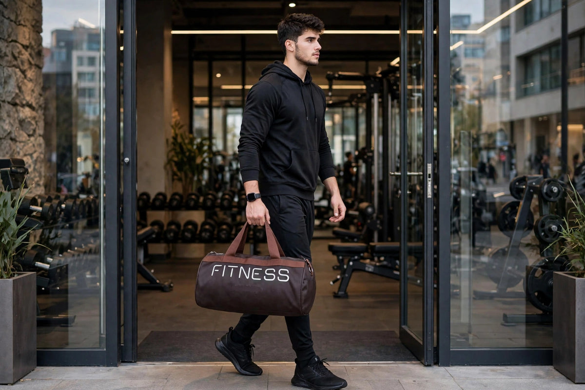 Anchor FITNESS Gym Duffel Bag - Waterproof, Lightweight, Large Capacity | For Gym, Travel, Sports & Yoga